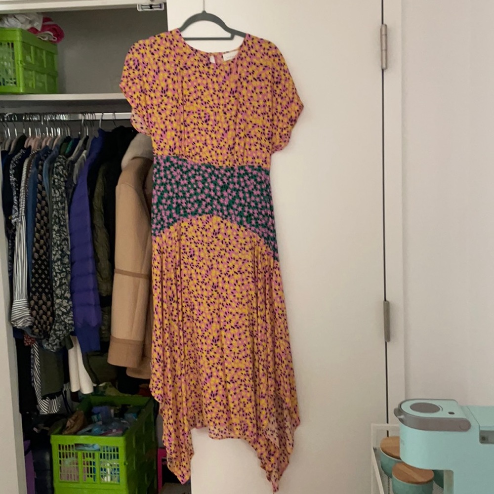 Top shop multi colored maxi dress